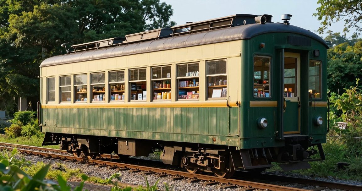 A Retired Train Car Becomes an Unmanned Store: Japan's Local Revival Test
