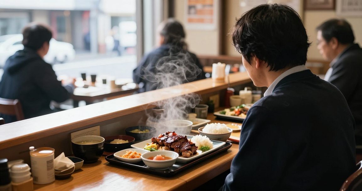 東京一人食九選2026：600円天丼、一人一爐燒肉發源店到130円立飲小菜——一個人吃飯在東京有多自由，用九家店的難易度階梯走一遍